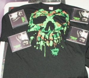 DJ Swamp Skull T-Shirt included in DJ Swamp Merch Bundle