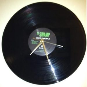 Vinyl Record Analog Clock